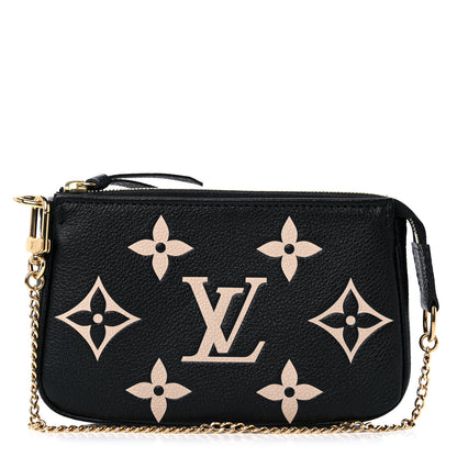 Louis Vuitton Empreinte Monogram Giant Mini Pochette Accessories Black 1 of 8