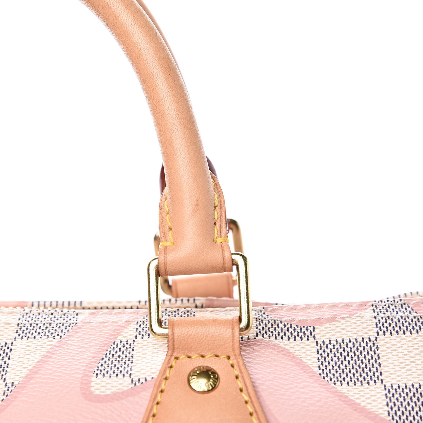 Damier Azur Tahitienne Speedy Bandouliere 30 Rose Ballerine