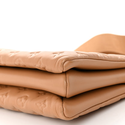 Louis Vuitton Lambskin Embossed Monogram Coussin PM Camel 11 of 11