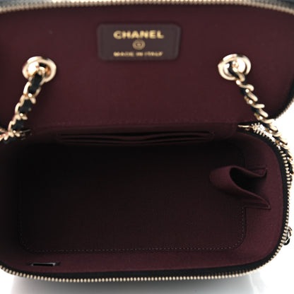 Chanel Caviar Quilted Small Vanity Case With Chain Black 5 of 9