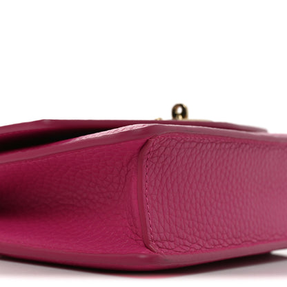 Mulberry Small Classic Grain Calfskin Small Darley Mulberry Pink 8 of 9