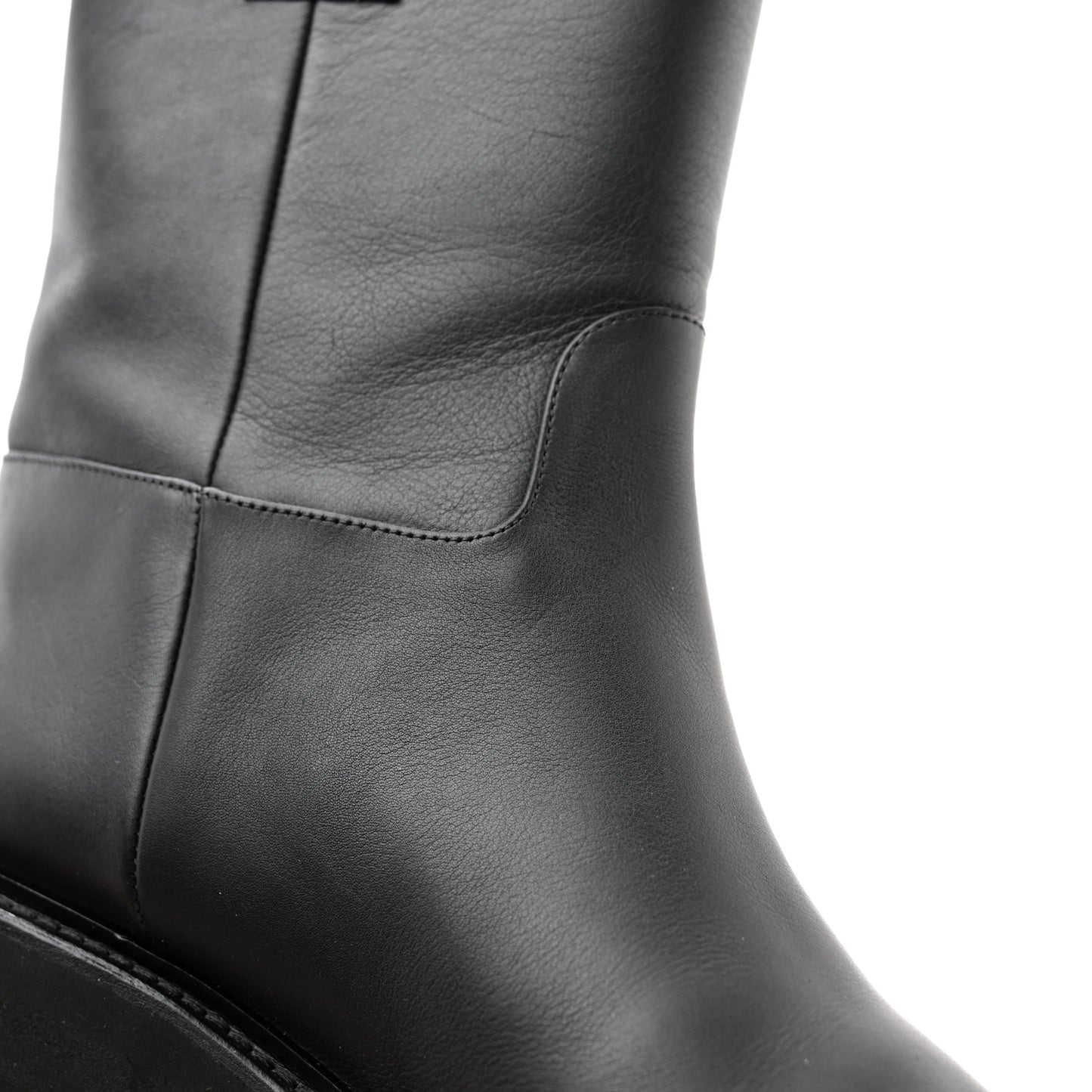 Calfskin CC Ankle Boots 40 Black