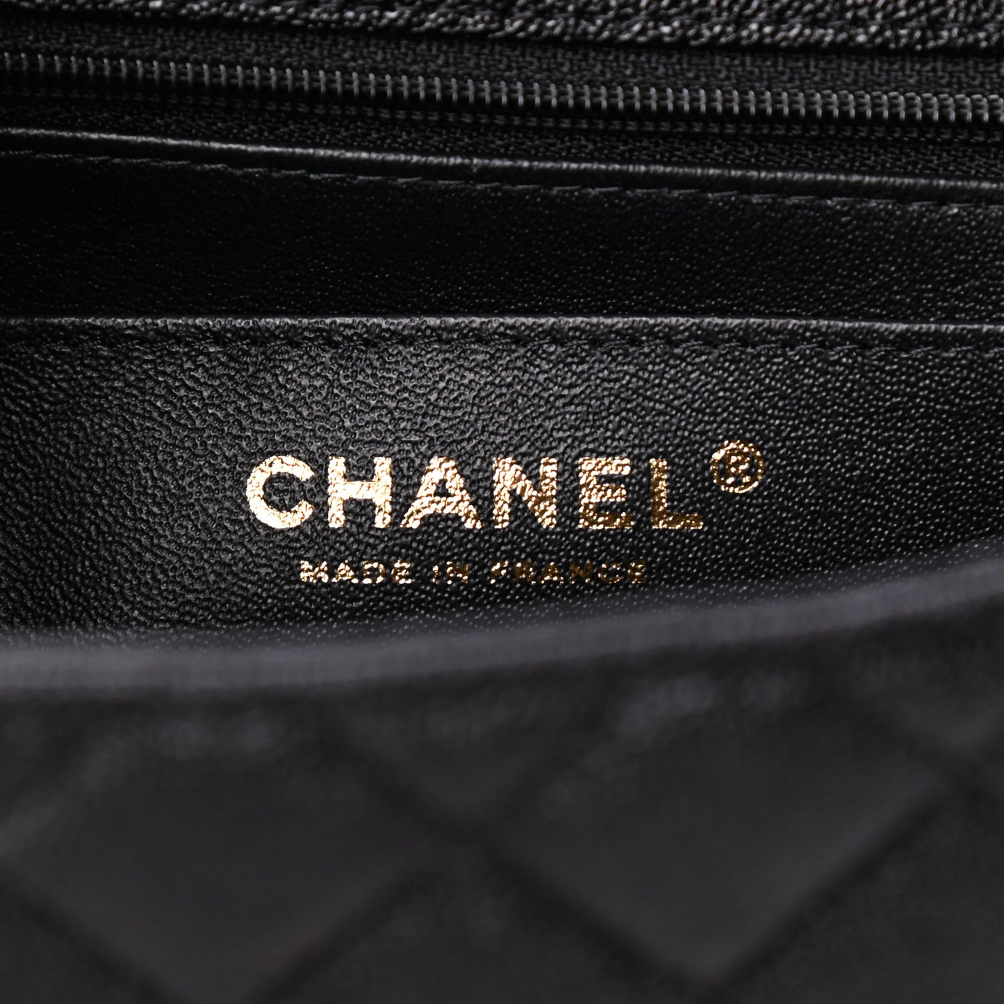 Caviar Quilted Mini Top Handle Rectangular Flap Black