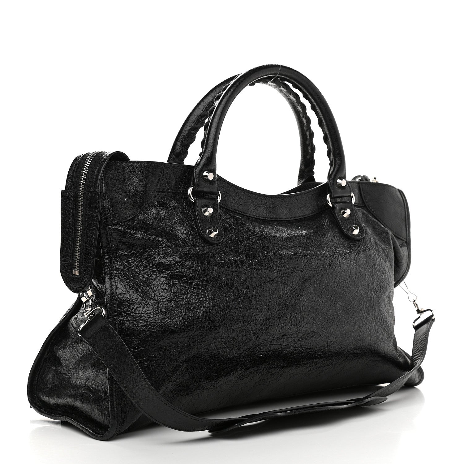 Balenciaga Agneau Classic Silver Hardware City Black 3 of 11