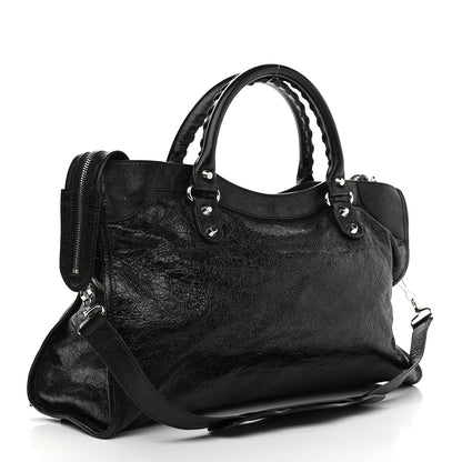 Balenciaga Agneau Classic Silver Hardware City Black 3 of 11