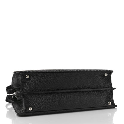 Fendi Cuoio Romano Selleria Chamois Medium Peekaboo I SEE U Satchel Black Camel Sunflower 4 of 8