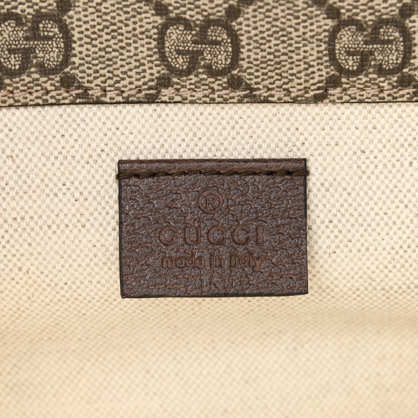 GG Supreme Monogram Web Small Neo Vintage Double Flap Messenger Bag Beige New Acero