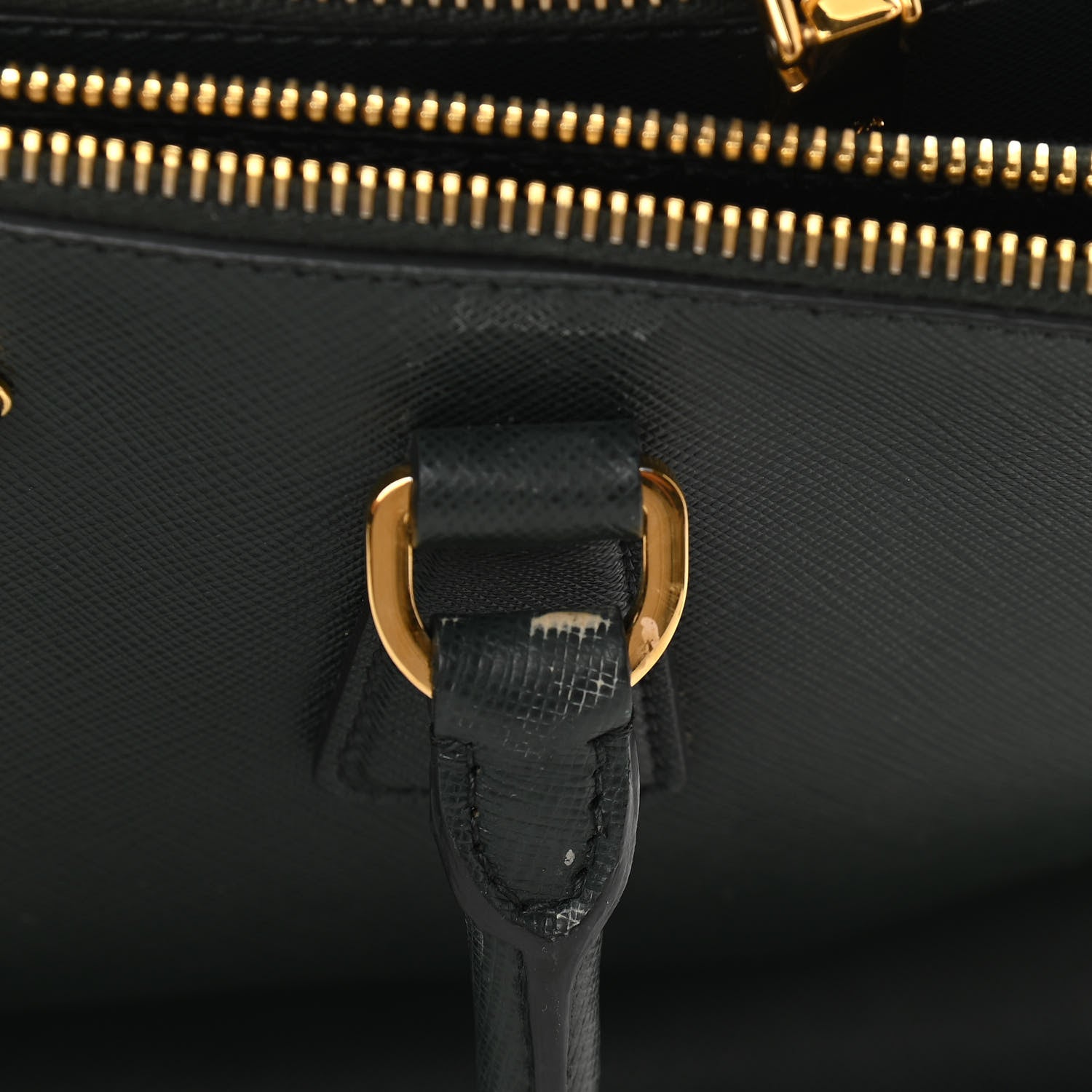 Prada Saffiano Large Galleria Double Zip Tote Smeraldo 12 of 12