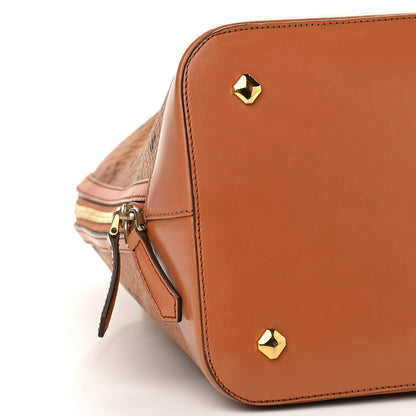 MCM Visetos Heritage Bowler Bag Cognac 9 of 11