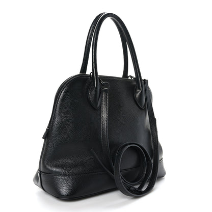 Balenciaga Supple Calfskin Ville Top Handle Bag Black 3 of 8