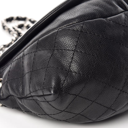 Chanel Caviar Half Moon Large Flap Black 8 of 9