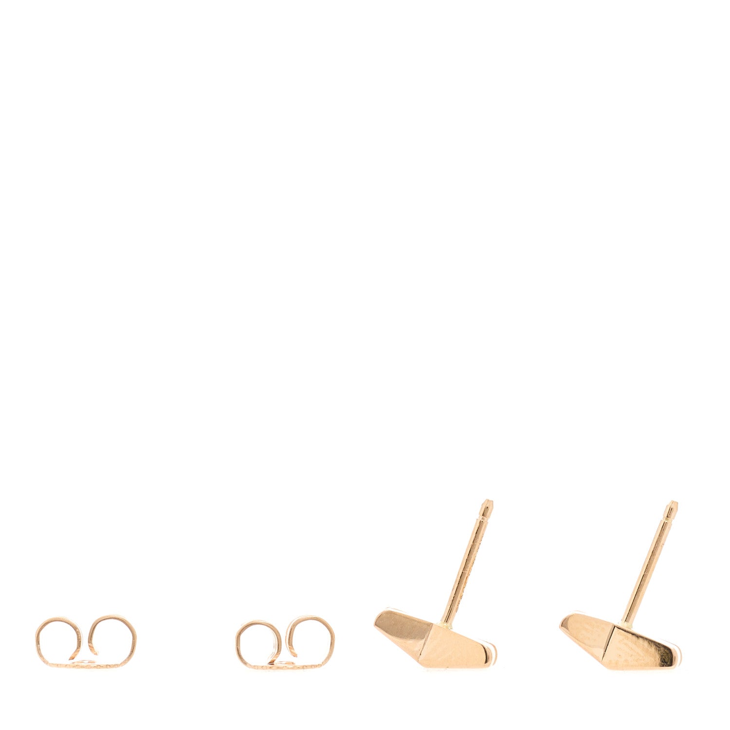 Tiffany 18K Rose Gold Diamond Atlas X Earrings 3 of 5