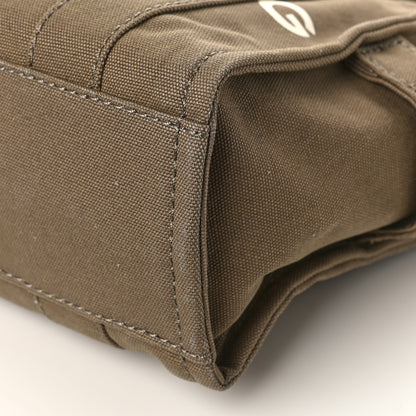 Marc Jacobs Cotton Canvas Small The Traveler Tote Bag Slate Green 8 of 9