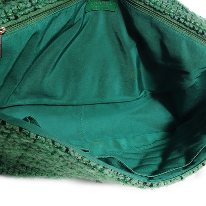 Chanel Tweed Easy 2.55 Reissue XXL Maxi Flap Green 6 of 8