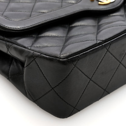 Chanel Lambskin Medium Double Flap Black 9 of 10