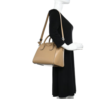 Givenchy Shiny Lord Calfskin Small Antigona Beige Cappuccino 2 of 10