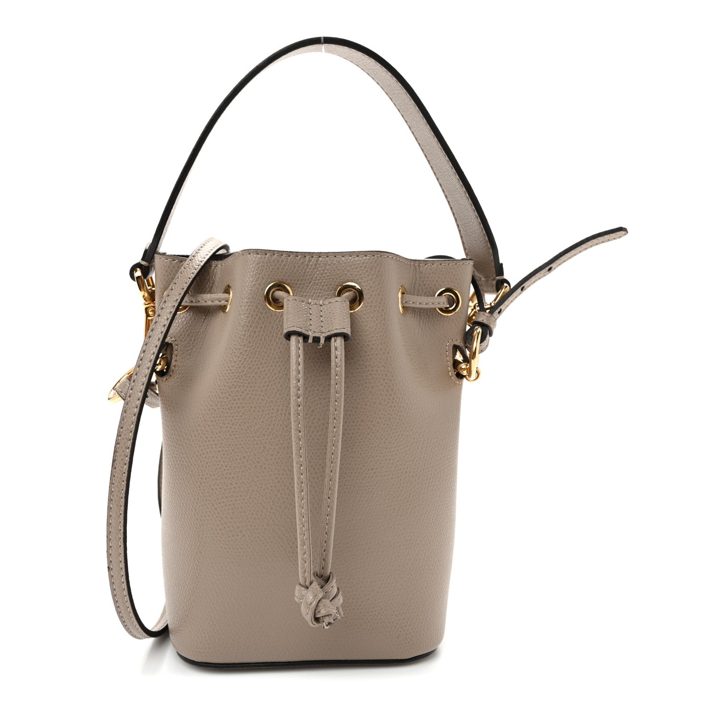 Vitello Cruise F is Fendi Mini Mon Tresor Bucket Bag Tortora