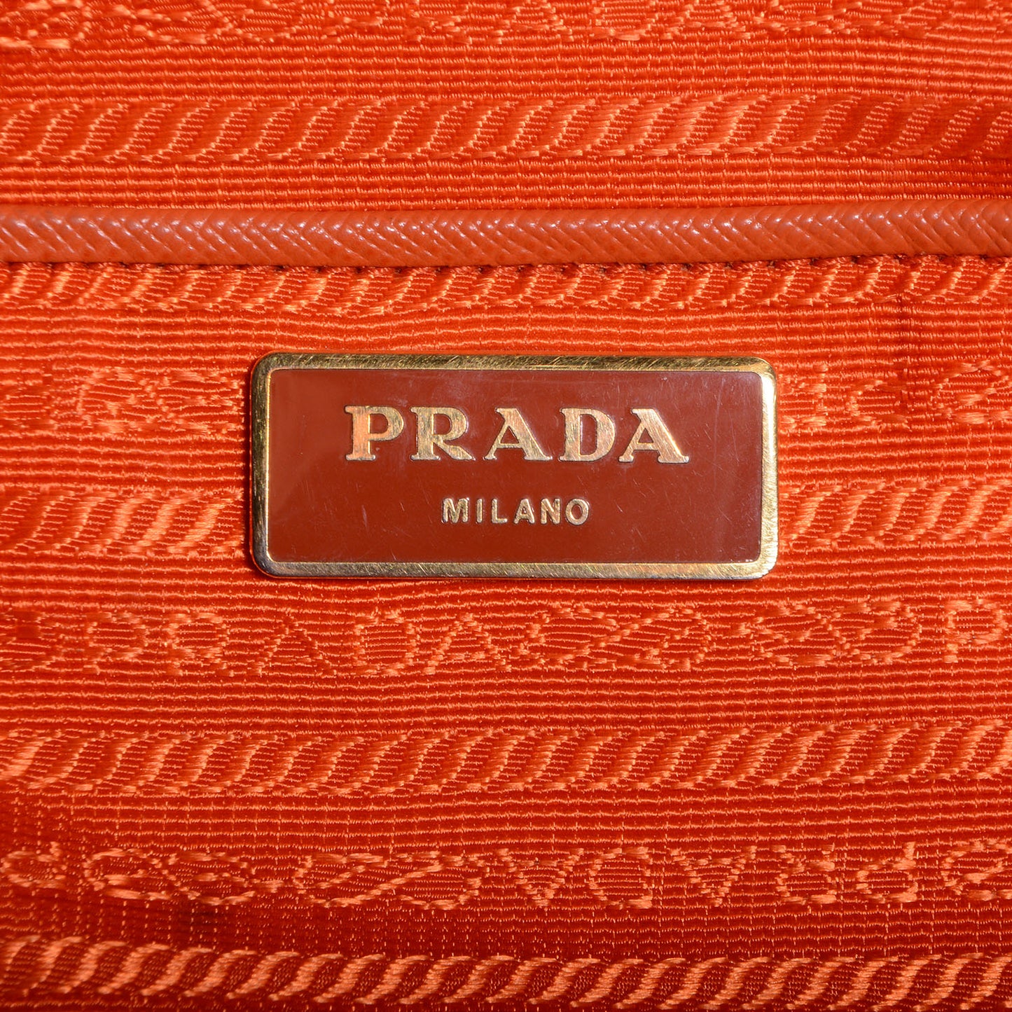 Saffiano Lux Medium Double Zip Tote Papaya