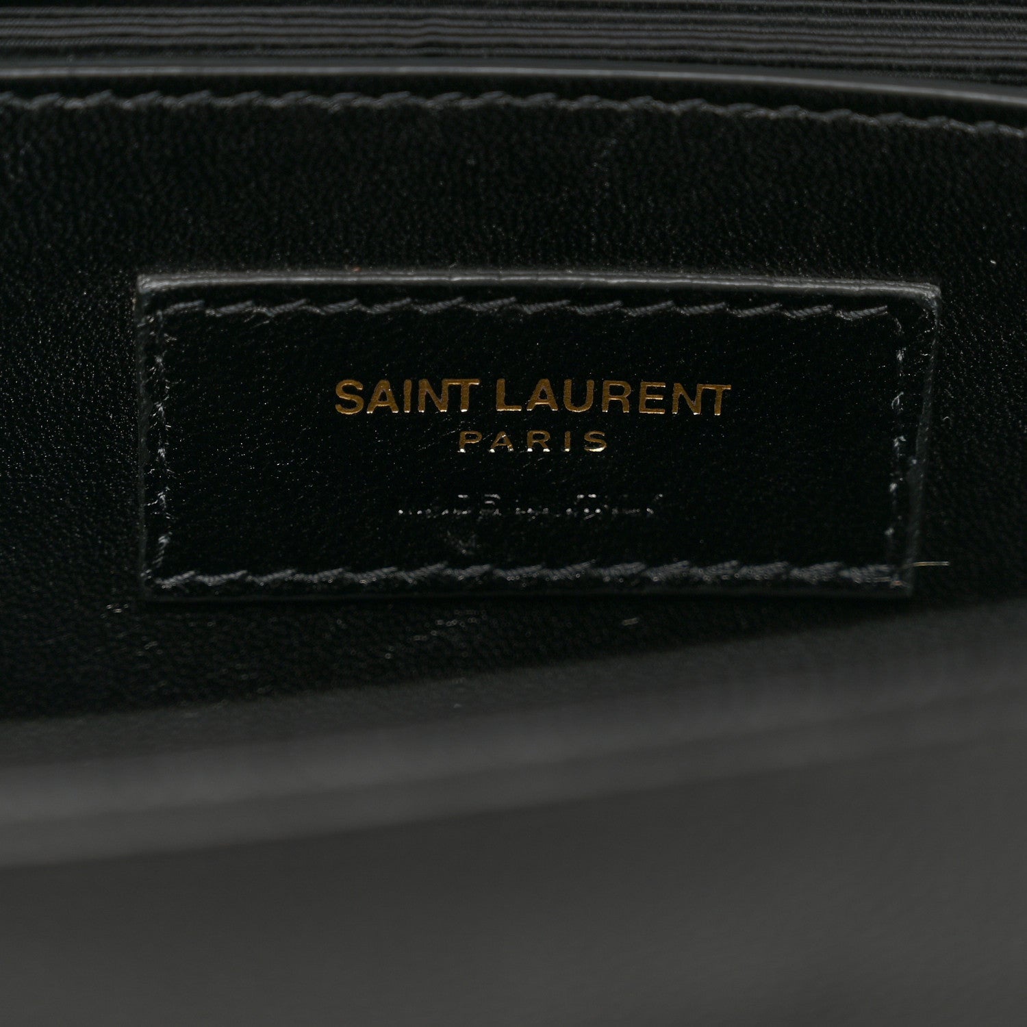 Saint Laurent Grain De Poudre Monogram Cassandre Clutch Black 6 of 9