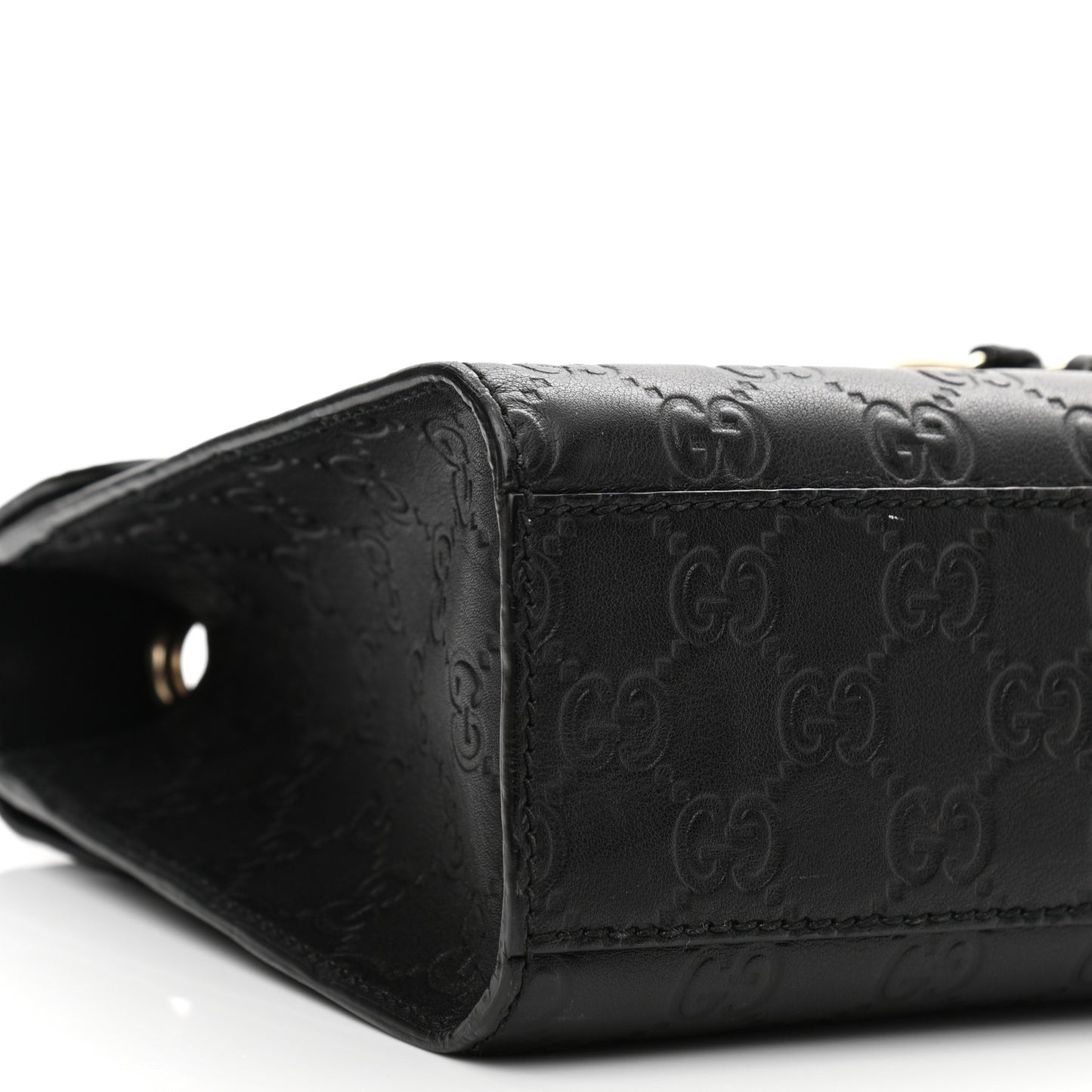 Microguccissima Medium Emily Chain Shoulder Bag Black