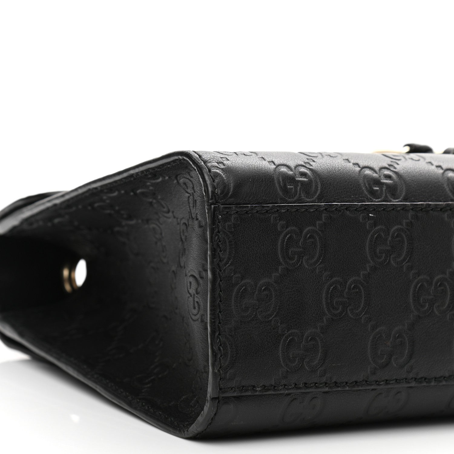 Gucci Microguccissima Medium Emily Chain Shoulder Bag Black 9 of 14