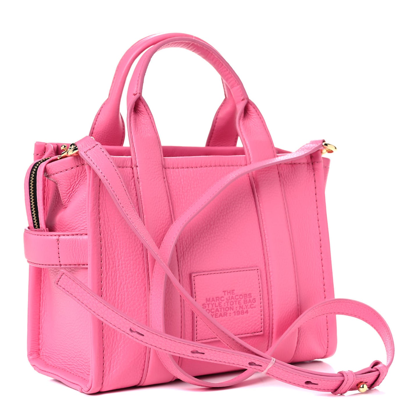Grained Calfskin Small The Tote Bag Pink
