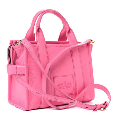 Marc Jacobs Grained Calfskin Small The Tote Bag Pink 2 of 12