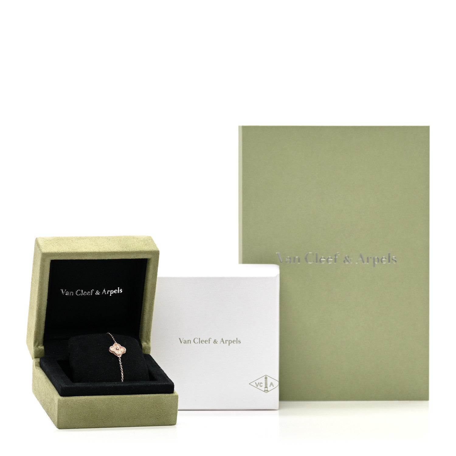 Van Cleef & Arpels 18K Rose Gold Sweet Alhambra Bracelet 4 of 4