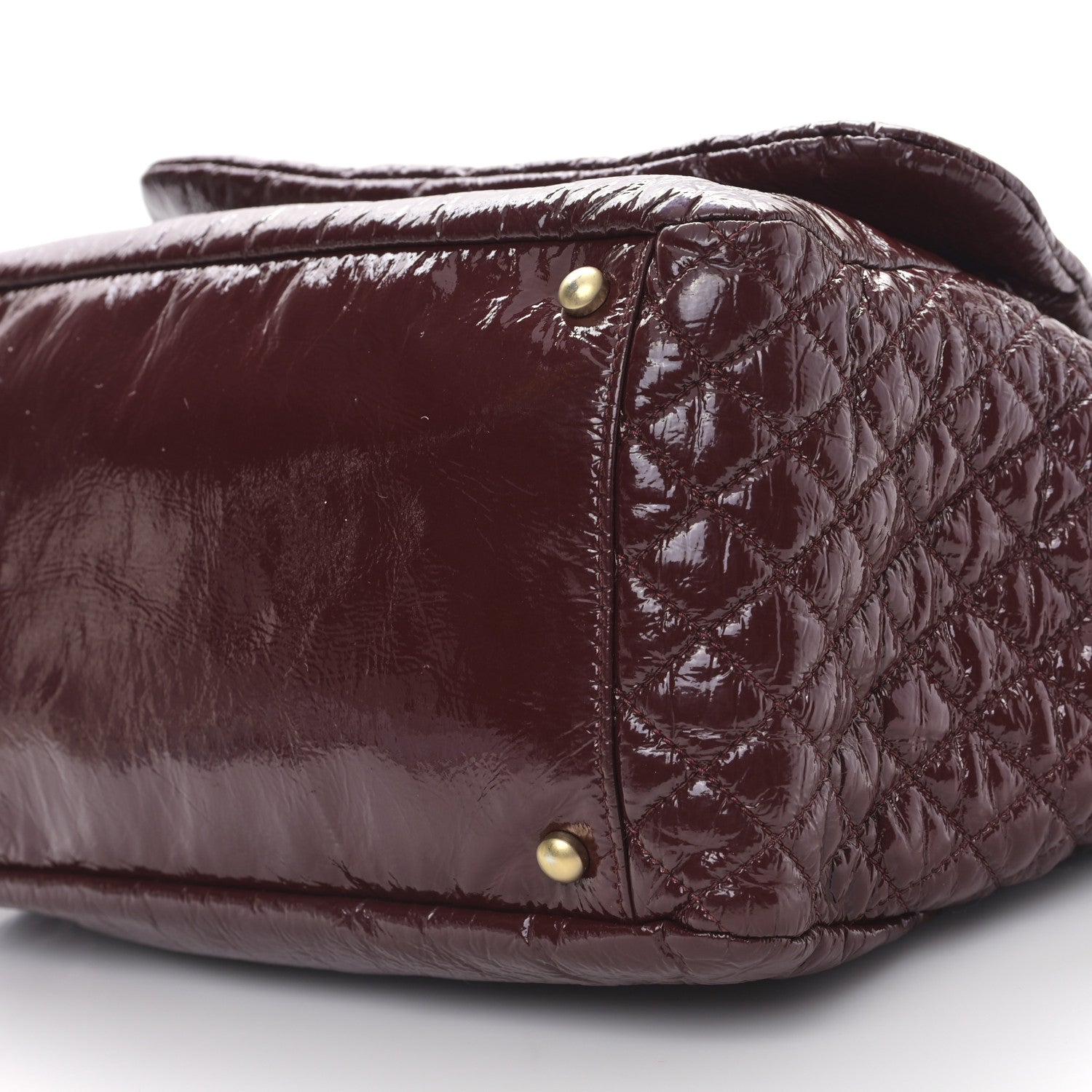 Chanel Vinyl Medium Rock and Chain Flap Bordeaux 9 of 9