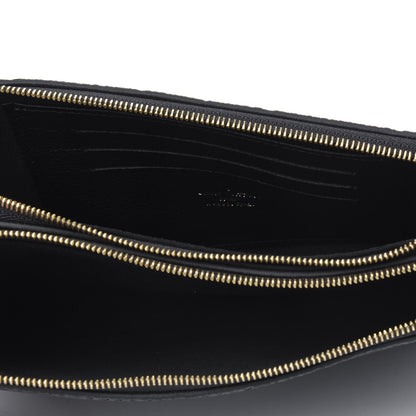 Louis Vuitton Empreinte Double Zip Pochette Black 4 of 4