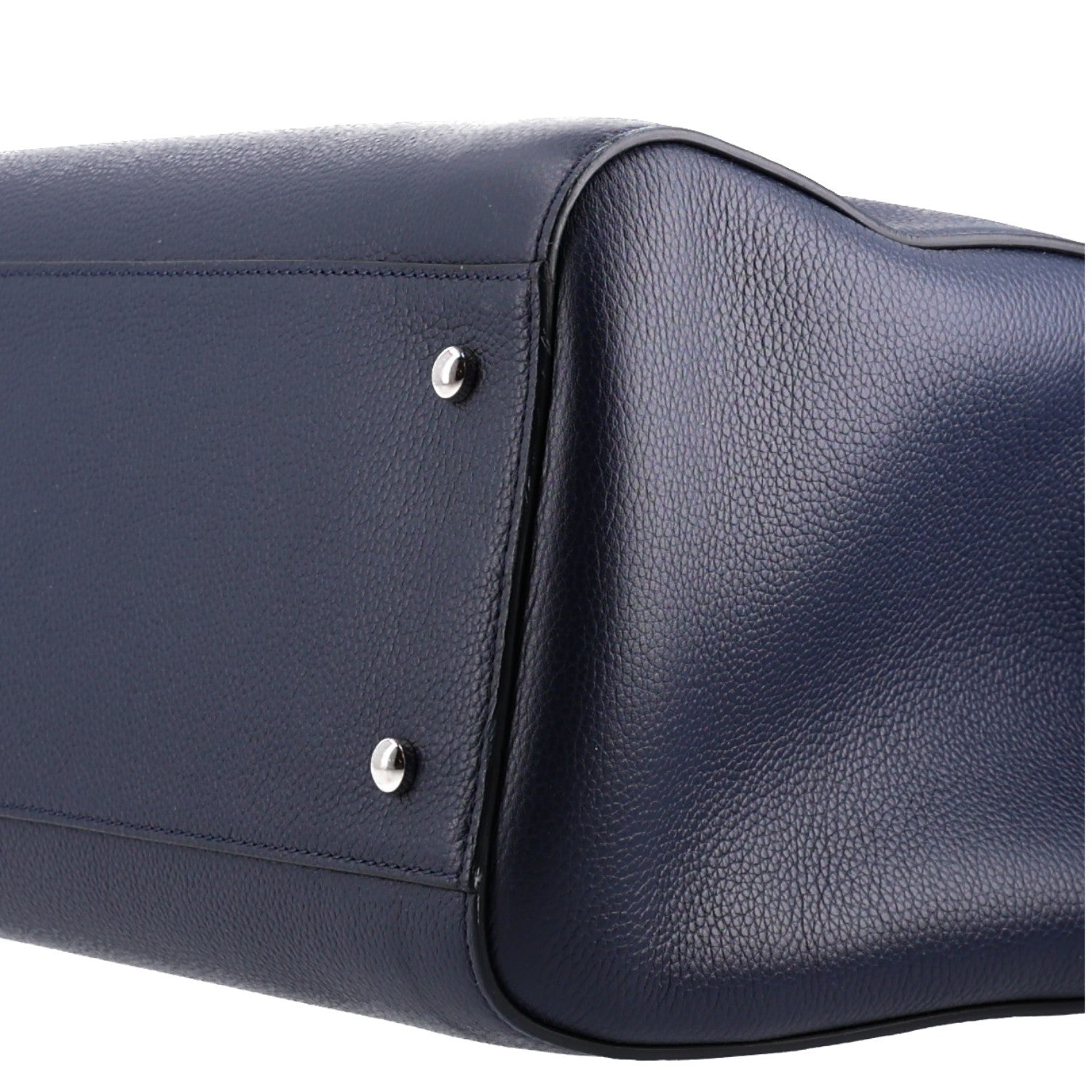 Chanel Grained Calfskin Large Neo Executive Shopper Tote Dark Blue 10 of 10