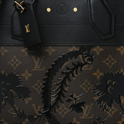 Louis Vuitton Calfskin Monogram Blossom City Steamer MM 8 of 11