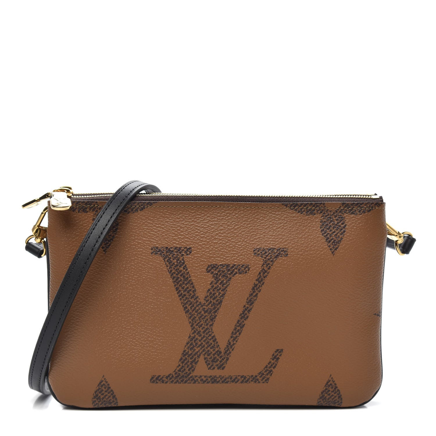 Louis Vuitton Reverse Monogram Giant Double Zip Pochette 1 of 10