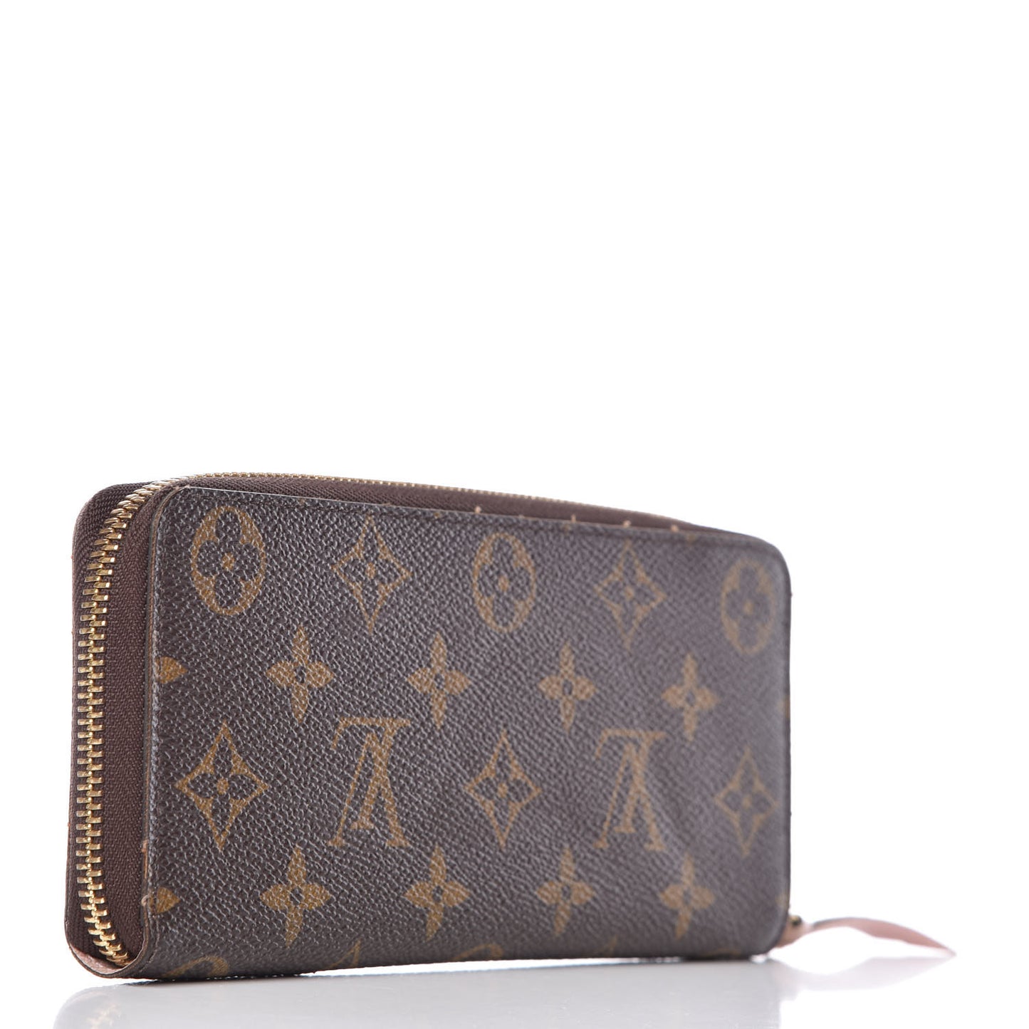 Monogram Clemence Wallet Rose Ballerine