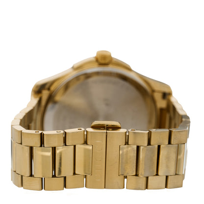 Gucci Stainless Steel 38mm G-Timeless Diamante Quartz Watch Gold 3 of 5