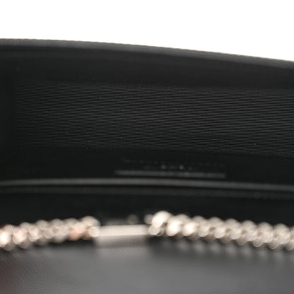 Saint Laurent Grain De Poudre Small Monogram Kate Satchel Black 5 of 10