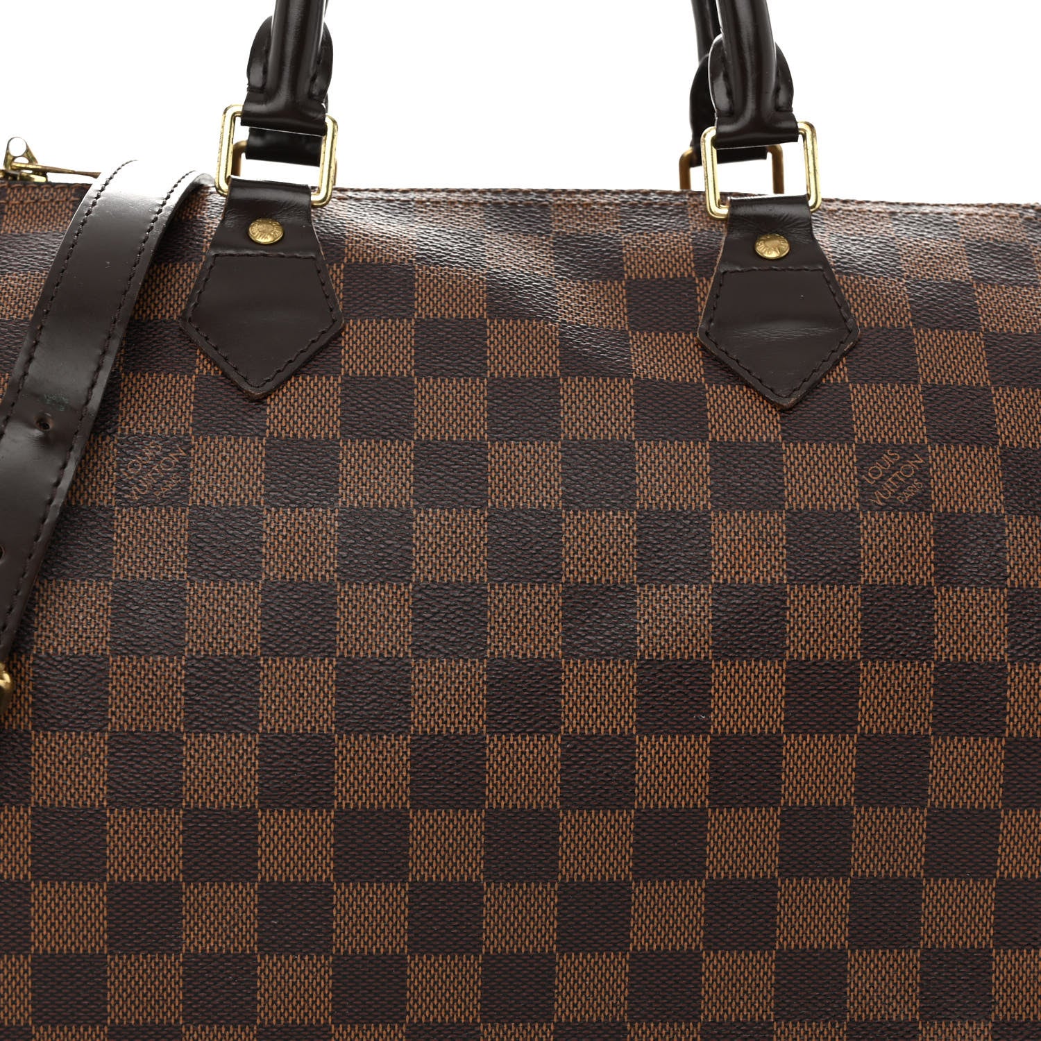 Louis Vuitton Damier Ebene Speedy Bandouliere 30 9 of 11
