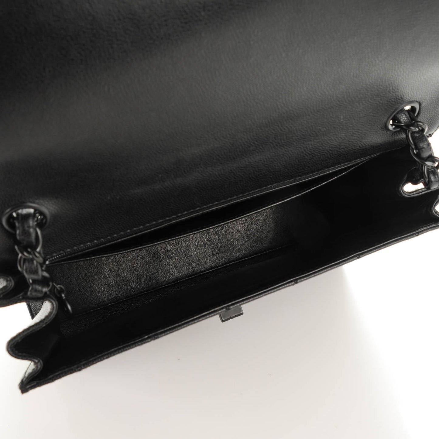 Caviar Mademoiselle Flap Bag Black
