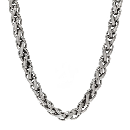 David Yurman Sterling Silver 14K Yellow Gold 8mm Wheat Chain Necklace 1 of 5