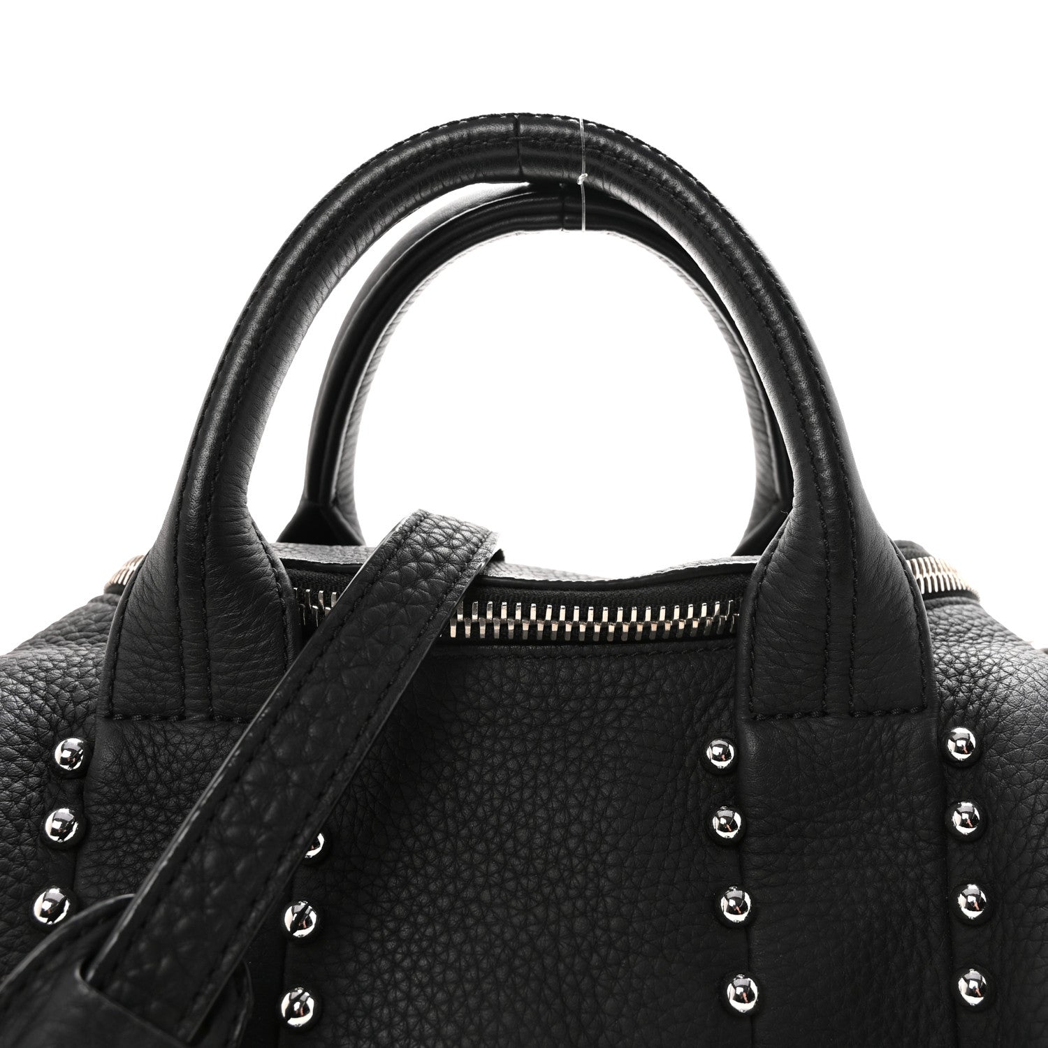Alexander Wang Calfskin Studded Rockie Matte Black Rhodium Hardware 7 of 9
