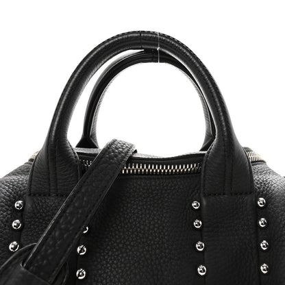 Alexander Wang Calfskin Studded Rockie Matte Black Rhodium Hardware 7 of 9