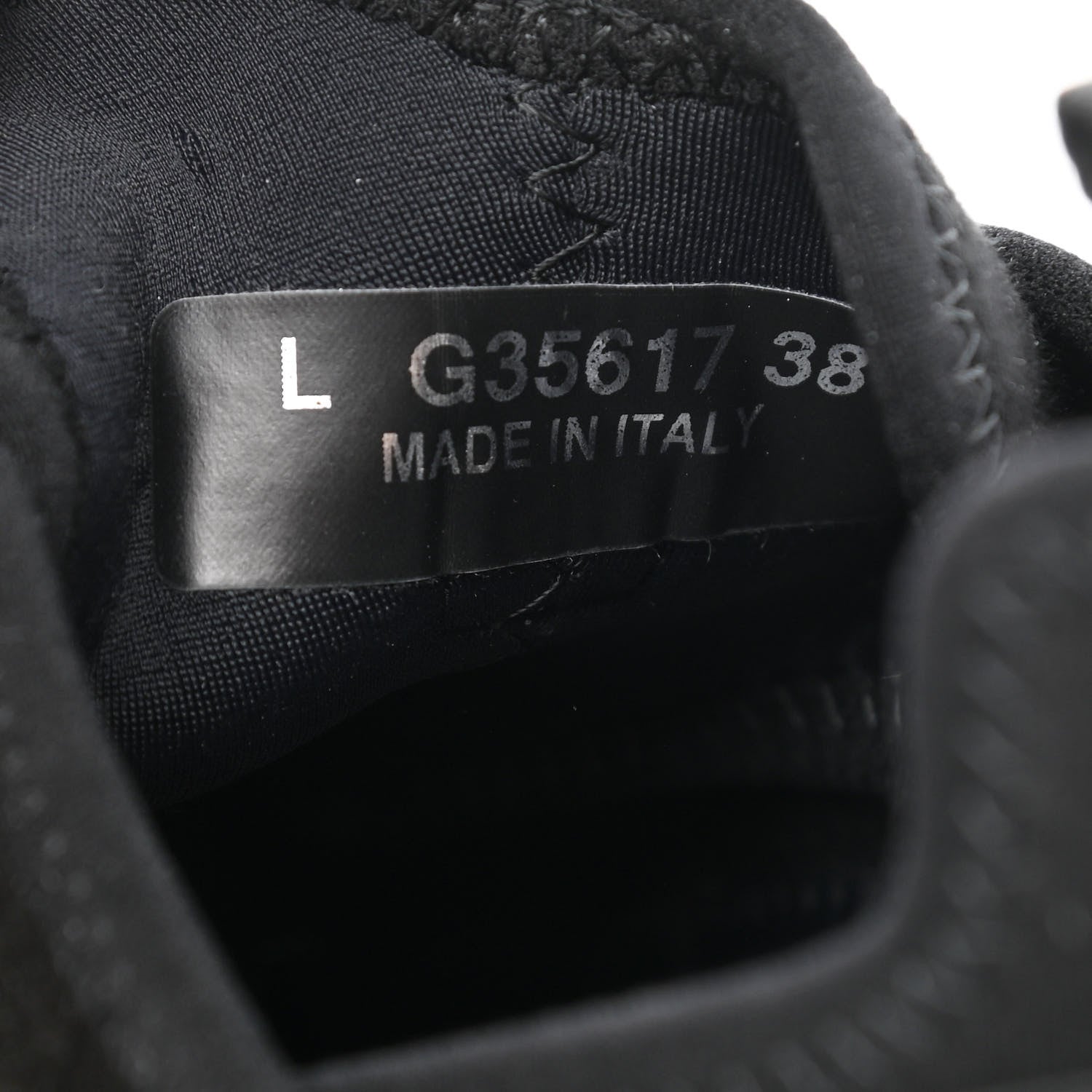 Chanel Velvet Calfskin Mixed Fibers CC Sneakers 38 Black 8 of 9