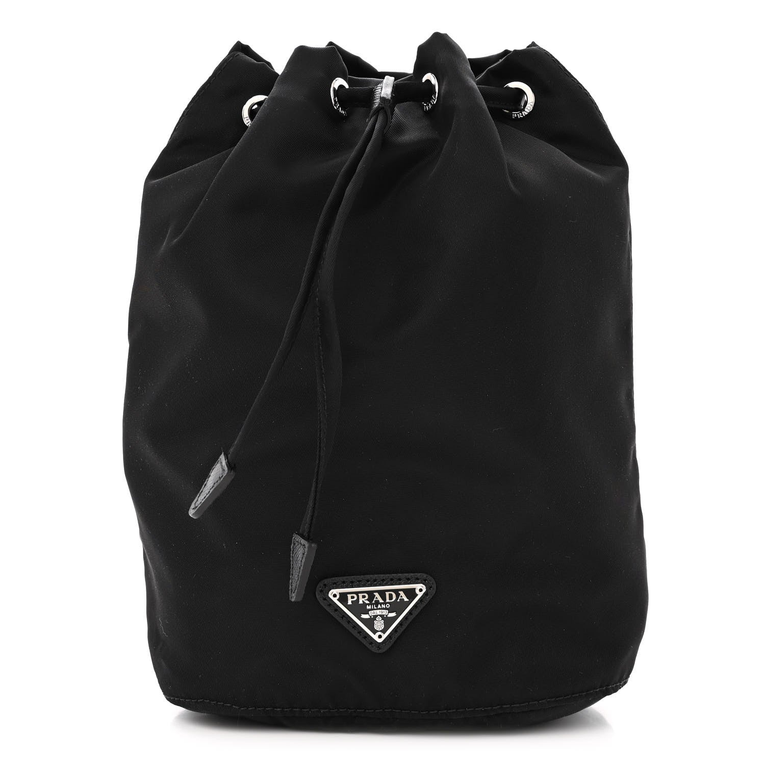 Prada Nylon Vela Drawstring Pouch Black 1 of 10