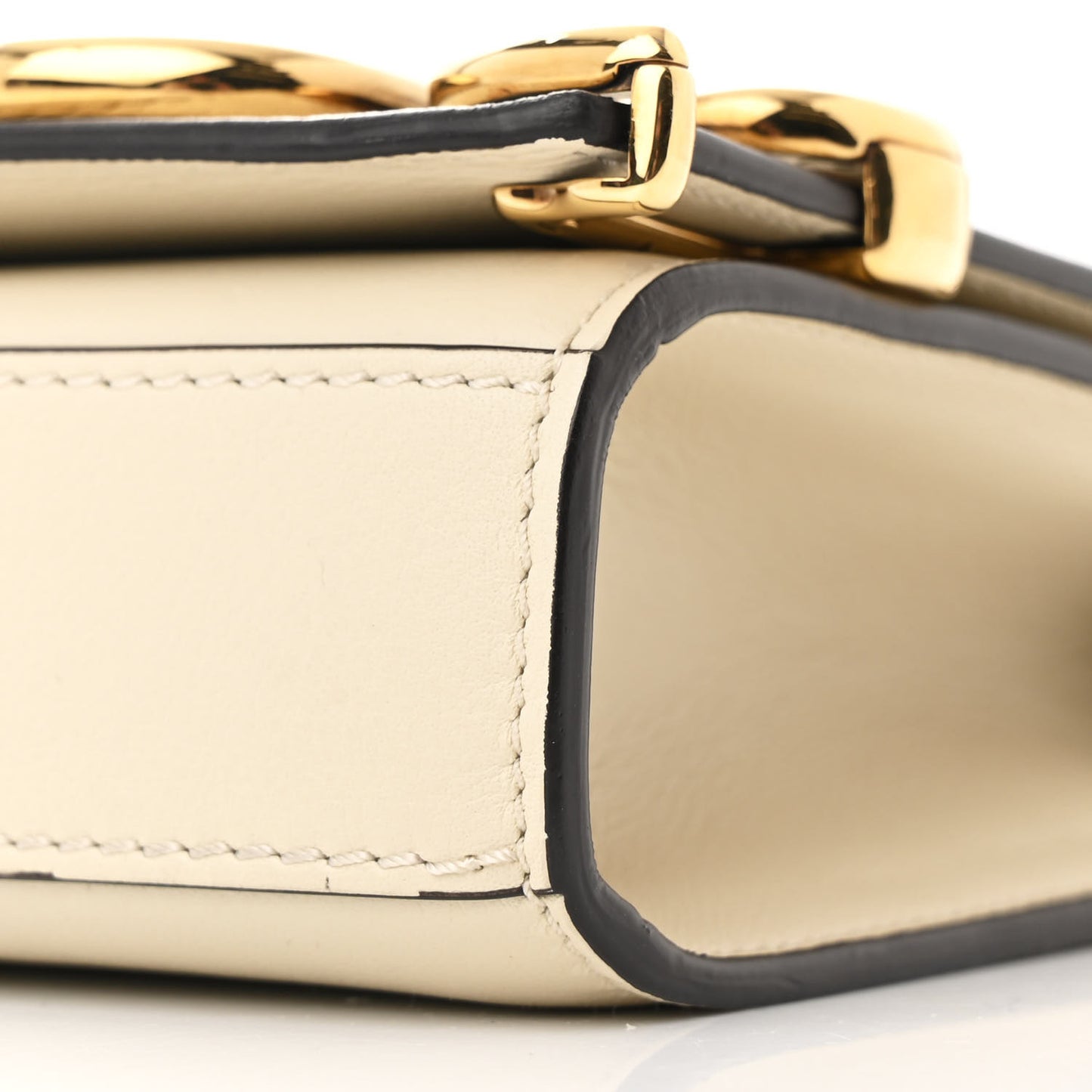 Calfskin Iconic Crossbody Bag Sweet Beige