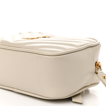 Saint Laurent Calfskin Matelasse Monogram Lou Belt Bag Ivory 10 of 11