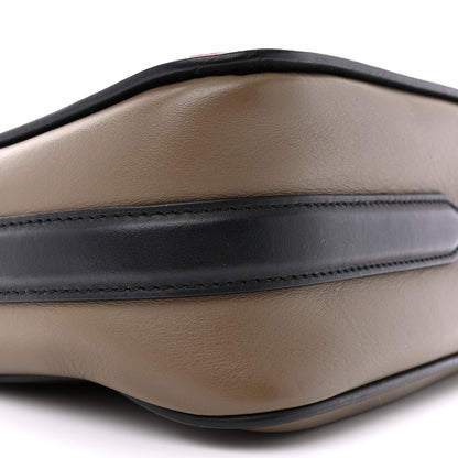 Fendi Vitello Century Velvet F is FF Multicolor Bi-Color Camera Case Fango Black Multicolor 9 of 14