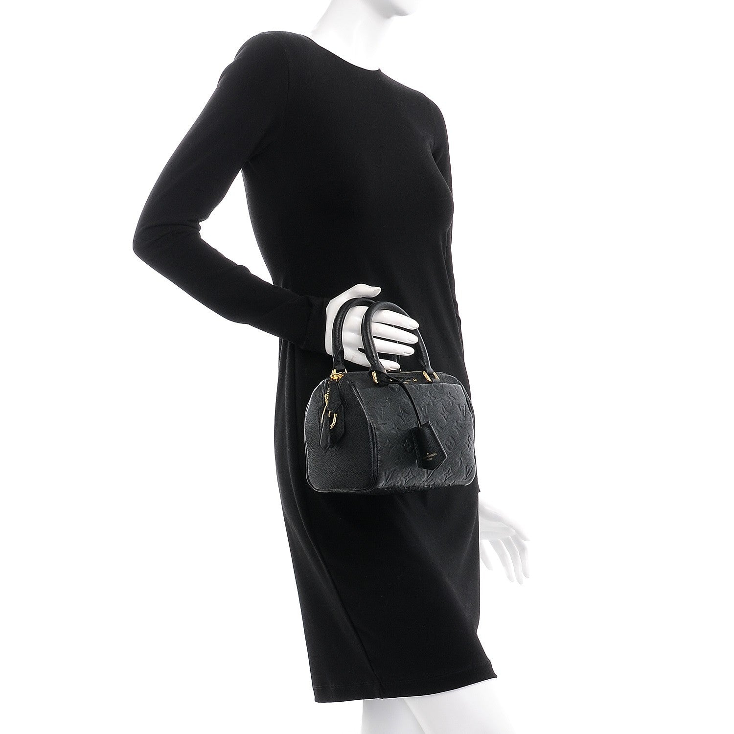 Louis Vuitton Empreinte Speedy Bandouliere 20 NM Black 3 of 8