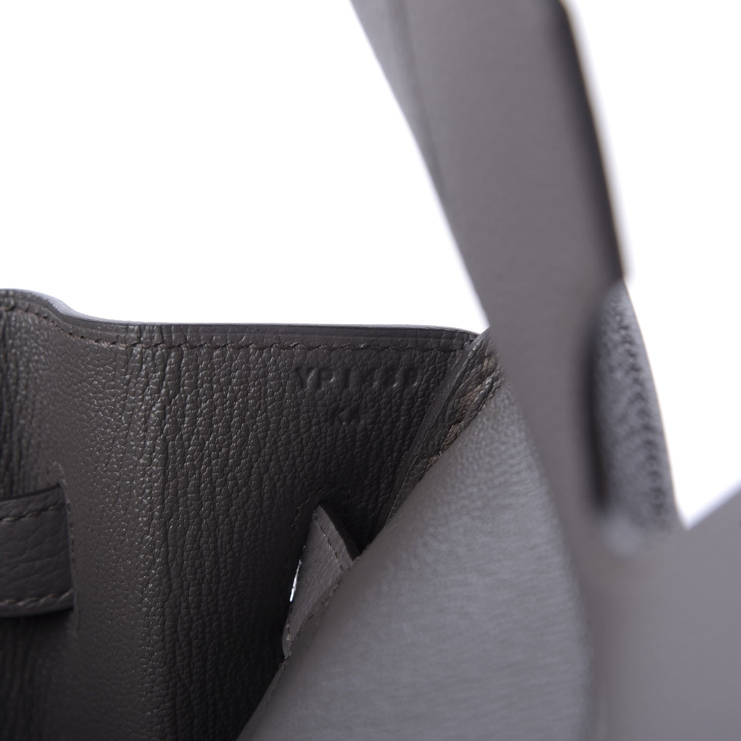 Hermes Togo Birkin 35 Etain 9 of 10