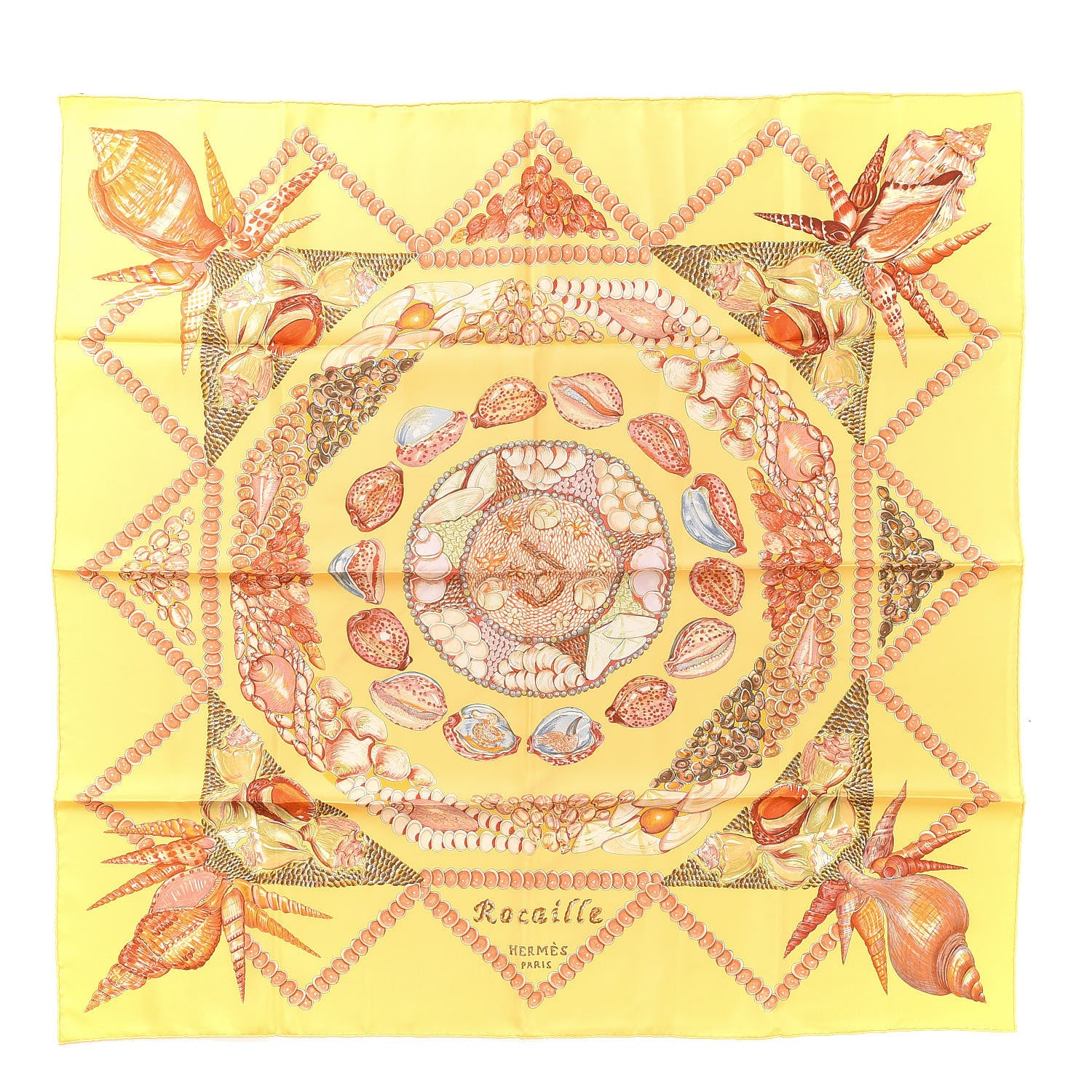 Hermes Silk Rocaille Scarf 90 1 of 7
