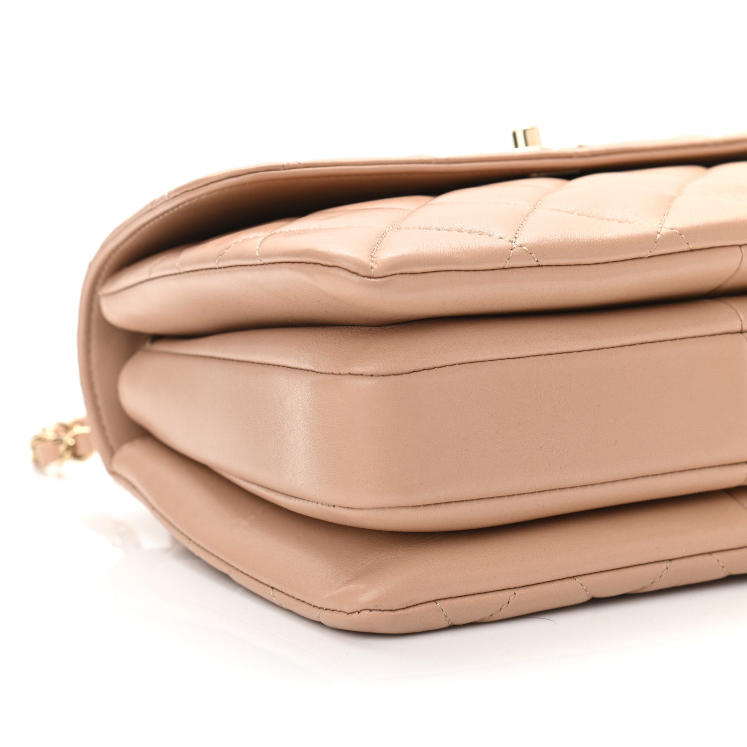 Chanel Lambskin Quilted Small Trendy CC Dual Handle Flap Bag Beige 9 of 10